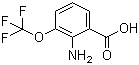 structure of CAS# 561304-41-4, 2-氨基-3-(三氟甲氧基)苯甲酸