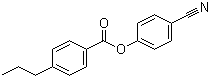 structure of CAS# 56131-49-8, 4-Cyanophenyl 4'-propylbenzoate