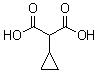 Cyclopropylpropanedioic acid molecular structure (CAS 5617-88-9)