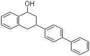 structure of CAS# 56181-66-9, 3-(4-联苯基)-1,2,3,4-四氢-1-萘酚