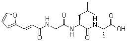 CAS # 56186-50-6, N-[3-(2-Furanyl)-1-oxo-2-propen-1-yl]glycyl-L-leucyl-L-alanine