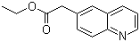 structure of CAS# 5622-38-8, 6-Quinolineacetic acid ethyl ester