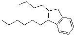 2-Butyl-1-hexyl-2,3-dihydro-1H-indene molecular structure (CAS 56247-75-7)