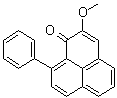 structure of CAS# 56252-05-2, 2-Methoxy-9-phenyl-1H-phenalen-1-one