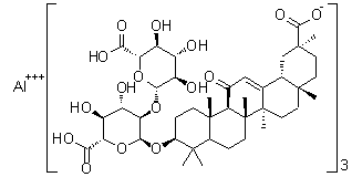 CAS 登录号：56271-77-3, 甘草酸铝