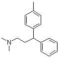 CAS # 5632-44-0, Tolpropamine, 3-Dimethylamino-1-phenyl-1-(p-tolyl)propane, N,N-Dimethyl-3-phenyl-3-(p-tolyl)propylamine, Pragman