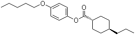 CAS 登录号：56359-71-8, 反式-4-丙基环己基甲酸 4-戊氧基苯酯
