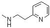 structure of CAS# 5638-76-6, N-Methyl-2-pyridineethanamine