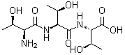 structure of CAS# 56395-09-6, L-Threonyl-L-threonyl-L-threonine