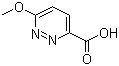 6-Methoxypyridazine-3-carboxylic acid molecular structure (CAS 56434-28-7)