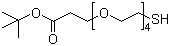 CAS # 564476-33-1, 15-Mercapto-4,7,10,13-tetraoxapentadecanoic acid 1,1-dimethylethyl ester