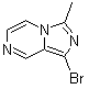 structure of CAS# 56481-29-9, 1-Bromo-3-methylimidazo[1,5-a]pyrazine