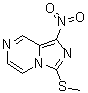 3-(甲硫基)-1-硝基咪唑并[1,5-a]吡嗪分子结构 (CAS 56488-29-0)