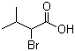 structure of CAS# 565-74-2, 2-Bromo-3-methylbutyric acid