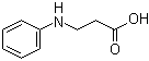 structure of CAS# 5652-38-0, 3-(Phenylamino)propanoic acid