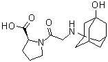 N-(3-Hydroxytricyclo[3.3.1.1(3,7)]dec-1-yl)glycyl-L-proline molecular structure (CAS 565453-40-9)