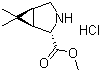 structure of CAS# 565456-77-1, Methyl (1R,2S,5S)-6,6-dimethyl-3-azabicyclo[3.1.0]hexane-2-carboxylate hydrochloride