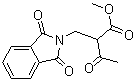 Methyl 2-(N-phthalimidomethyl)-3-oxobutyrate molecular structure (CAS 565471-90-1)