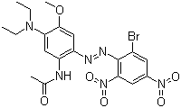 CAS # 56548-64-2 (83929-84-4), Disperse Blue 291, C.I. 113395, N-[2-[(2-Bromo-4,6-dinitrophenyl)azo]-5-(diethylamino)-4-methoxyphenyl]-acetamide