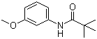 N-(3-Methoxyphenyl)-2,2-dimethylpropanamide molecular structure (CAS 56619-93-3)