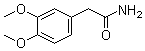 3,4-二甲氧基苯乙酰胺分子结构 (CAS 5663-56-9)