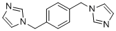 structure of CAS# 56643-83-5, 1,4-Bis((1H-imidazol-1-yl)methyl)benzene