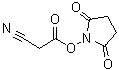 structure of CAS# 56657-76-2, N-(Cyanoacetoxy)succinimide