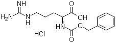 Cbz-L-arginine hydrochloride molecular structure (CAS 56672-63-0)
