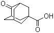 2-Adamantone-5-carboxylic acid molecular structure (CAS 56674-87-4)