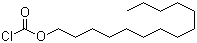 氯甲酸十四烷基酯分子结构 (CAS 56677-60-2)