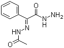 alpha-(Acetylhydrazono)benzeneacetic acid hydrazide molecular structure (CAS 56735-29-6)