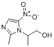 structure of CAS# 56750-04-0, 2-(2-甲基-5-硝基咪唑-1-基)丙烷-1-醇