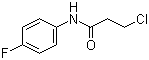structure of CAS# 56767-37-4, 3-氯-N-(4-氟苯基)丙酰胺