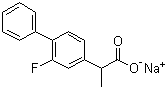 CAS # 56767-76-1, Sodium 2-fluoro-alpha-methyl[1,1'-biphenyl]-4-acetate