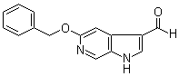 structure of CAS# 56795-92-7, 5-Benzyloxy-1H-pyrrolo[2,3-c]pyridine-3-carboxaldehyde