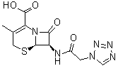 CAS 登录号：56842-77-4, 7-[1-(1H)-四唑基乙酰氨基]去乙酰氧基头孢烷酸