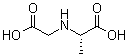structure of CAS# 56857-47-7, N-(Carboxymethyl)-L-alanine