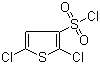 2,5-Dichlorothiophene-3-sulfonyl chloride molecular structure (CAS 56946-83-9)