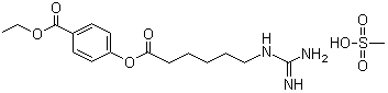 structure of CAS# 56974-61-9, Gabexate mesylate