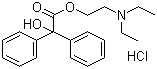 Benactyzine hydrochloride molecular structure (CAS 57-37-4)