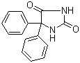 structure of CAS# 57-41-0, 5,5-Diphenylhydantoin