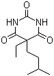 structure of CAS# 57-43-2, Amobarbital