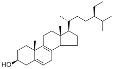 豆甾-5,8-二烯-3-醇分子结构 (CAS 570-72-9)