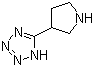 structure of CAS# 570424-05-4, 5-(3-吡咯烷基)-1H-四氮唑