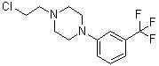 CAS # 57061-71-9, 1-(2-Chloroethyl)-4-[3-(trifluoromethyl)phenyl]piperazine