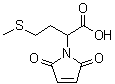 CAS # 57079-10-4, 2,5-Dihydro-alpha-[2-(methylthio)ethyl]-2,5-dioxo-1H-pyrrole-1-acetic acid