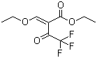 structure of CAS# 571-55-1, Ethyl 2-(ethoxymethylene)-4,4,4-trifluoroacetoacetate