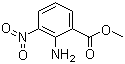 structure of CAS# 57113-91-4, Methyl 2-amino-3-nitrobenzoate