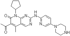 structure of CAS# 571190-30-2, Palbociclib