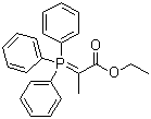 Ethyl 2-(triphenylphosphoranylidene)propionate molecular structure (CAS 5717-37-3)